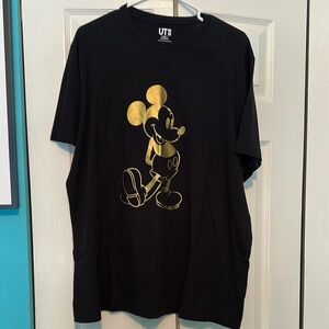 Black and Gold‎ Graphic Men's Shirt